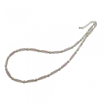 Rose Quartz And Freshwater Pearl Necklace Rose Quartz And Freshwater Pearl Necklace